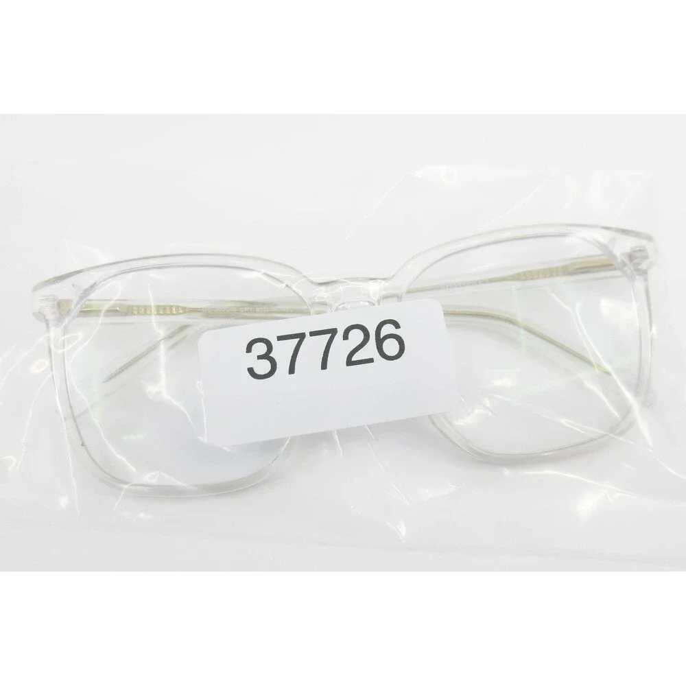 Otis Grey OG-202219 CRY Clear Crystal Square Eyeglass Frames 57-18-148 Gold Tone
